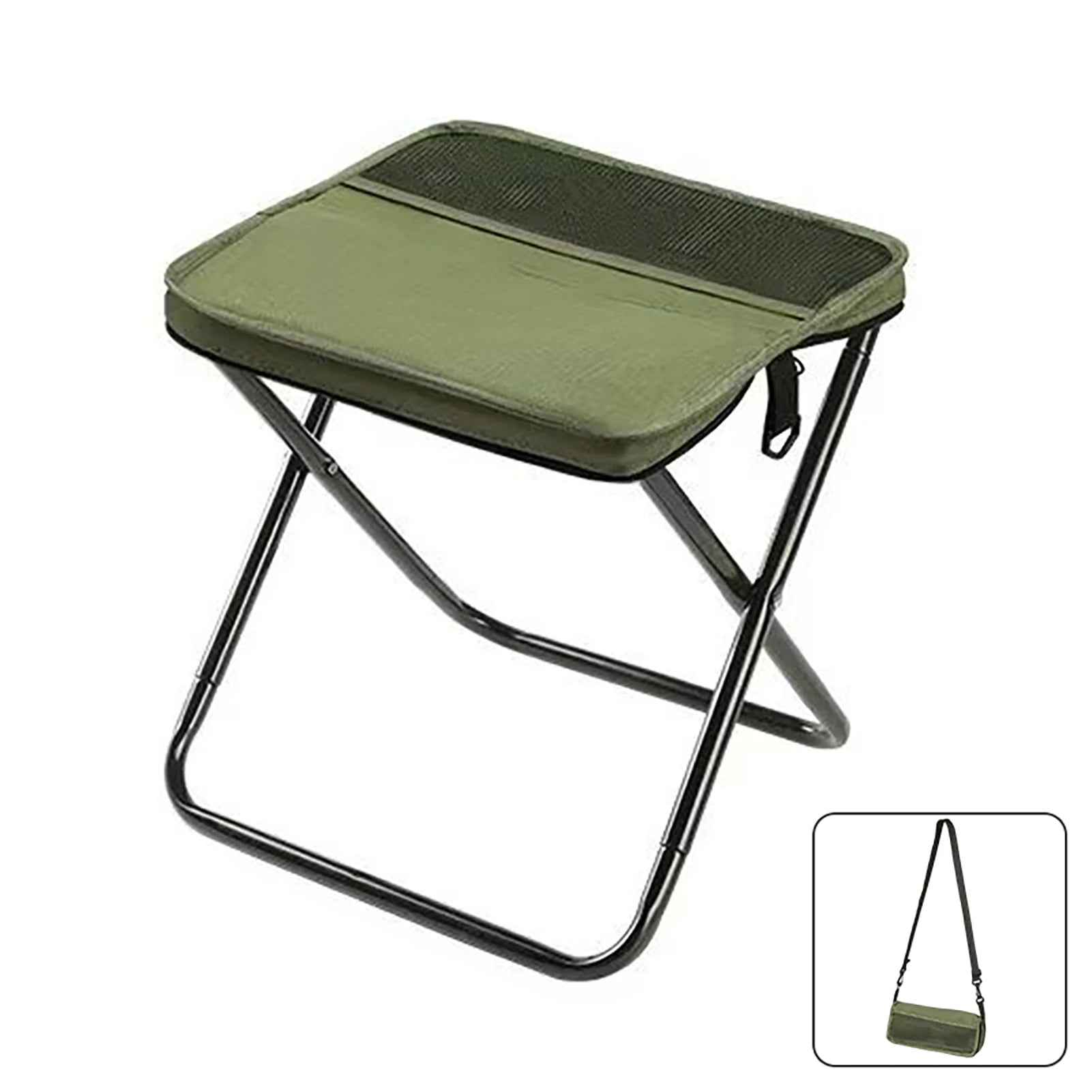 Foldable Portable Backpack Stool with Carry Bag – Lightweight Mini Outdoor Chair